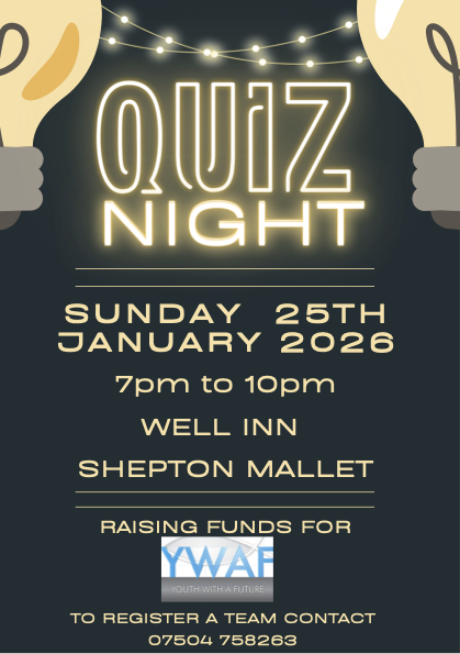YWAF Quiz Night, 25th January 2026